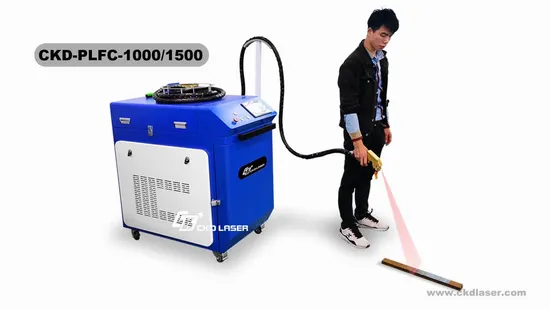 Industrial 1000W 1500W 2000W Laser Cleaning Machine Metal Cleaner with Small Portable Head for Rust Dusty Paint Oil Removing