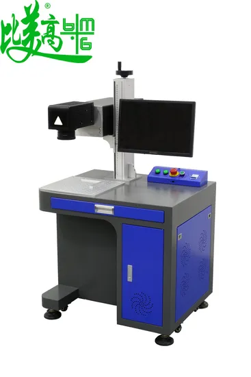 Cabinet Fiber Optic Engraving Machine Print Sign Small Automatic Coding Laser Marking Machine Traceable Qr Codes on Bottle Caps CO2 Laser Machine