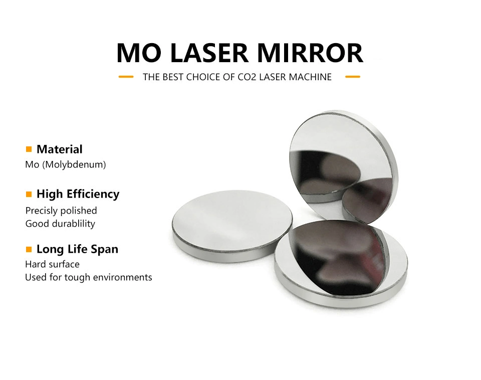 Chinese Manufacturer Optical Reflector Mirror CO2 Laser Mo Reflection Mirrors for Laser Engraving/Cutting Machine