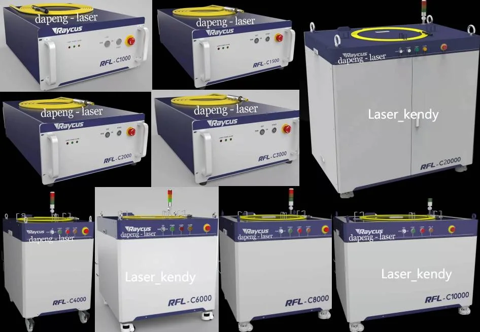 Dapeng-Laser Newest Raycus Rfl-C3000s Precitec Cutting Head Cw Fiber Laser Source 500W 1kw 1.5kw 2kw 3kw 4kw 6kw Laser Equipment Parts