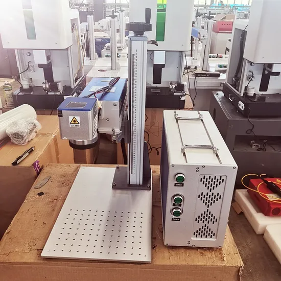 UV Fiber Laser Marking Machine 3W /5W Marking Transparent Glass 